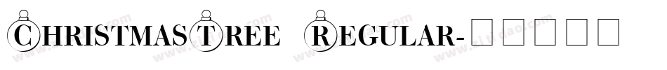 ChristmasTree Regular字体转换